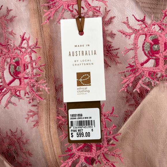 Manning Cartell Dress Crown Jewels Mini New Size 6 - Picture 7 of 11